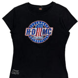Legendary Motorcycles Harley Davidson Graphic T-Shirt - Large Black Cotton