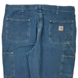 Carhartt Carpenter Trousers - 38W 34L Blue Cotton