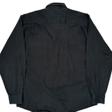 Wrangler Shirt - Large Black Cotton