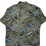 Pierre Cardin Floral Hawaiian Shirt - XL Blue Viscose