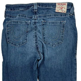 True Religion Boot Cut Jeans - 32W US 8 Blue Cotton