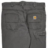 Carhartt Carpenter Trousers - 34W 32L Grey Cotton Blend