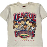 Cleveland Xplosion Graphic T-Shirt - Large Cream Cotton