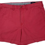 Polo By Ralph Lauren Chino Shorts - 37W 6L Red Cotton