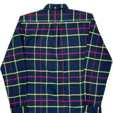 Barbour Checked Flannel Shirt - XL Blue Cotton
