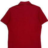 Lacoste Slim Fit Polo Shirt - Large Red Cotton