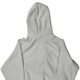 Reverse Weave Champion Hoodie - Small White Cotton