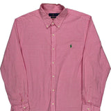Ralph Lauren Checked Shirt - 2XL Pink Cotton