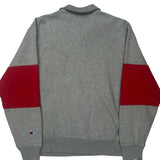 Reverse Weave Champion Spellout 1/4 Zip - Medium Black Cotton