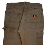 Dickies Carpenter Pants - 34W 30L Brown Cotton