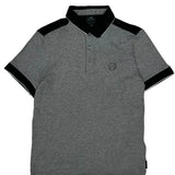 Armani Exchange Polo Shirt - Medium Black Cotton