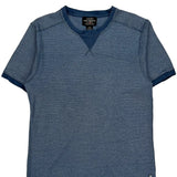 Ralph Lauren T-Shirt - Large Blue Cotton Blend