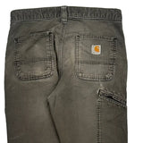 Carhartt Carpenter Trousers - 30W 28L Grey Cotton