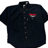 The Intimidator Winners Circle Nascar Short Sleeve Shirt - Large Black Cotton