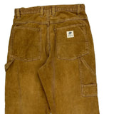 American Eagle Double Knee Cord Carpenter Pants - 30W 29L Brown Cotton