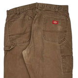 Dickies Carpenter Pants - 38W 36L Brown Cotton