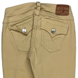 True Religion Slim Fit Jeans - 26W UK 4 Beige Cotton
