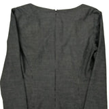 Armani Jeans Polka Dot Sheath Dress - Large Black & White Polyester