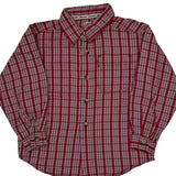 Age 4 Levis Checked Shirt - XS Red Cotton