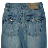 True Religion Contrast Stitch Jeans - 30W 30L Light Wash Denim