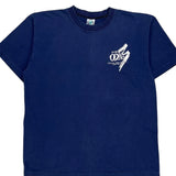 Single Stitch Unbranded T-Shirt - Medium Blue Cotton