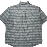 Woolrich Short Sleeve Shirt - 3XL Blue Cotton