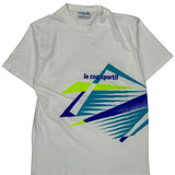 Le Coq Sportif Graphic T-Shirt - Large Green Cotton