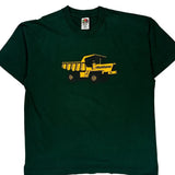 Workhorse Fruit Of The Loom Graphic T-Shirt - XL Green Cotton Blend