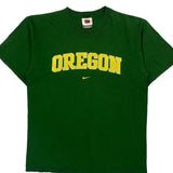 Oregon Nike College T-Shirt - Medium Green Cotton