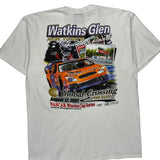 Watkins Glen Chase Authentics Nascar T-Shirt - Medium White Cotton
