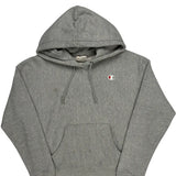 Reverse Weave Champion Hoodie - Medium Grey Cotton Blend