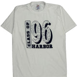 Class Of 96 Harbor Jerzees Single Stitch T-Shirt - Large White Cotton