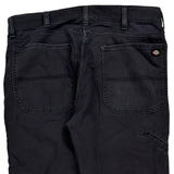 Dickies Carpenter Trousers - 34W 31L Black Cotton