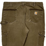 Carhartt Cargo Pants - 40W 31L Brown Cotton