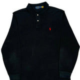 Polo By Ralph Lauren Long Sleeve Polo Shirt - XL Black Cotton