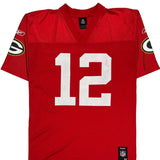 Green Bay Packers Reebok Football Jersey - Medium Red Polyester