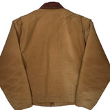 Made In USA Carhartt Brn Detroit Jacket - XL Brown Cotton