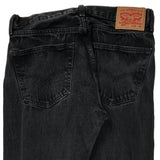 Levis Jeans - 32W 28L Black Denim