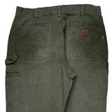 Carhartt Carpenter Pants - 34W 30L Green Cotton