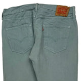 501 Levis Jeans - 34W 31L Green Cotton