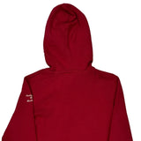 Harley Davidson Graphic Hoodie - Medium Red Cotton Blend
