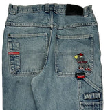 Icepole Hip Hop Carpenter Jeans - 32W 27L Light Wash Cotton