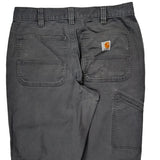 Carhartt Carpenter Trousers - 33W 32L Grey Cotton