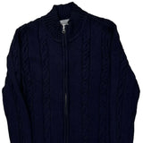 Tommy Hilfiger Zip Up - Small Navy Cotton Blend