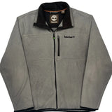Timberland Fleece Jacket - Large Gray Polyester