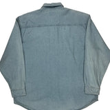 Packers Lee Sport Football Denim Shirt - XL Light Wash Cotton