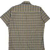 Ecko Unltd Checked Short Sleeve Shirt - Large Yellow Cotton