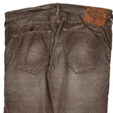 True Religion Slim Fit Jeans - 36W 32L Brown Cotton Blend