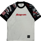 Snap On Unbranded Nascar T-Shirt - Medium Black Cotton