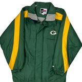 Packers Puma Football Jacket - Medium Yellow Polyester